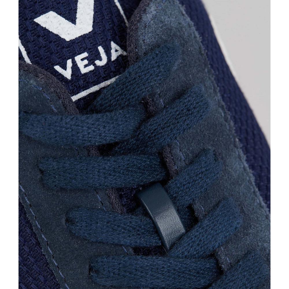 Veja LACES ORGANIC COTTON NAUTICO Women's Shoes Blue | NZ 471PJJ